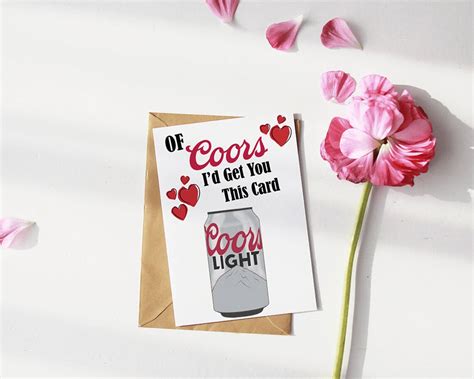 Coors Light Funny Birthday Greeting Card 2021 Etsy