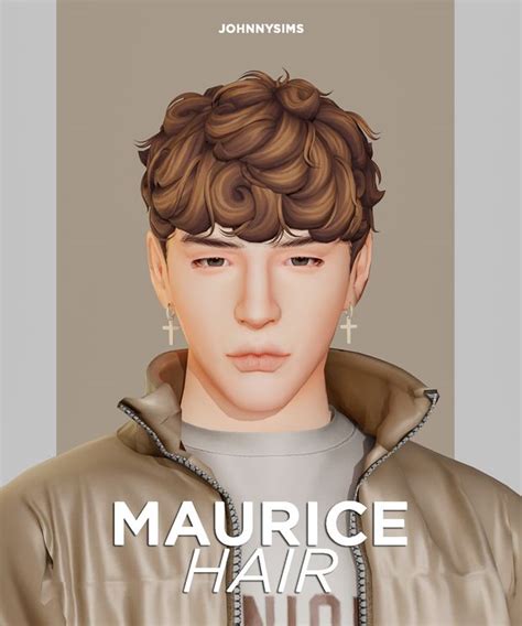 Maurice Hair Johnnysims In Sims Hair Male Sims Hair Sims