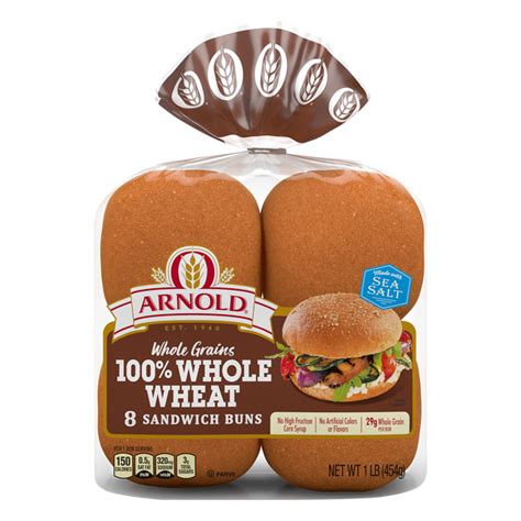 Save On Arnold Whole Grains Buns Whole Wheat Sliced Ct Order