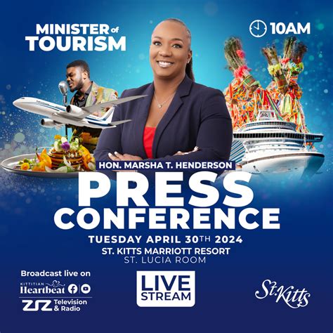 Minister Of Tourism Hon Marsha Henderson Press Conference — 30 April 2024 Buckie Got It