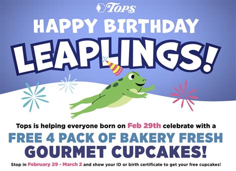 Tops celebrates Leap Year birthdays with free cupcakes – Westside News Inc