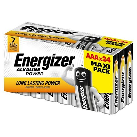 Energizer Alkaline Power Batterie Maxi Pack Micro AAA Alkali Mangan