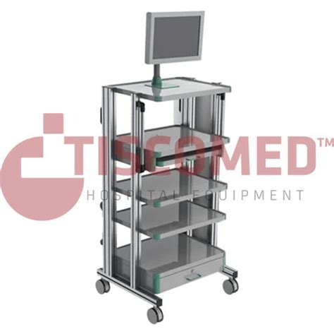 Carro médico TTDE 3030 Tiscomed para instrumental con estante