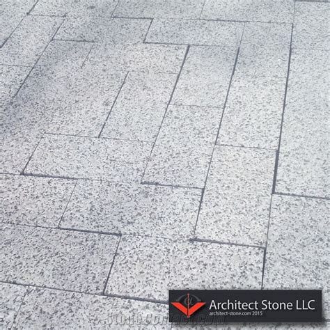 Grey Granite Pavers Flamed From Ukraine Stonecontact