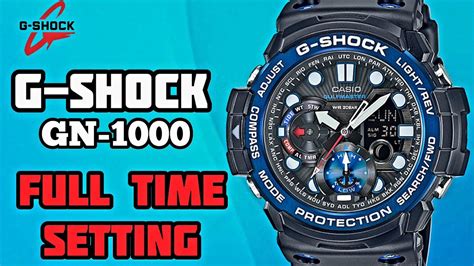 Time Setting Instructions Casio G Shock Gn Gulfmaster Solimbd