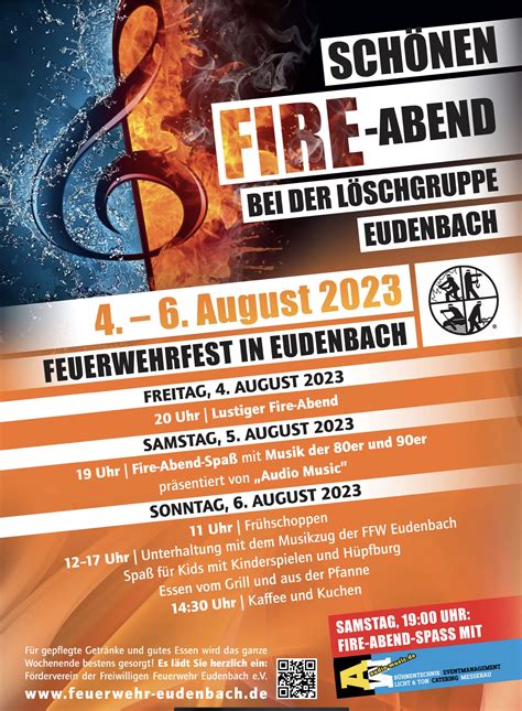 Feuerwehrfest In Eudenbach 4 6 08 2023 Freiwillige Feuerwehr