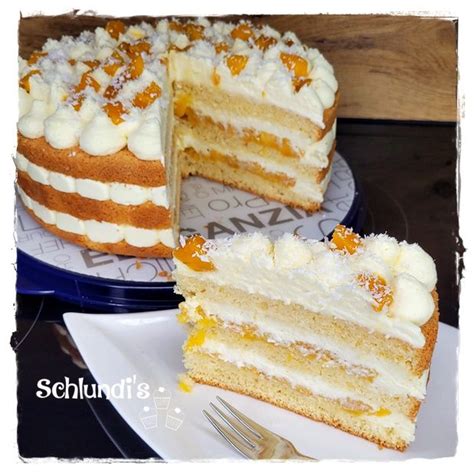 Fruchtige Mango Sahne Torte Artofit