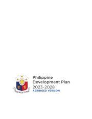 Pdp Abridged Pdf Philippine Development Plan Abridged