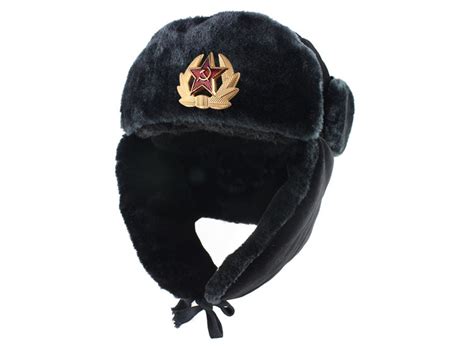 Casquette Badge militaire de l armée soviétique russie Ushanka