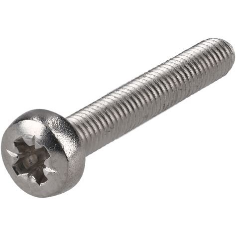 R TECH 337091 Pozi Pan Head A2 Stainless Steel Screws M3 20mm Pack Of