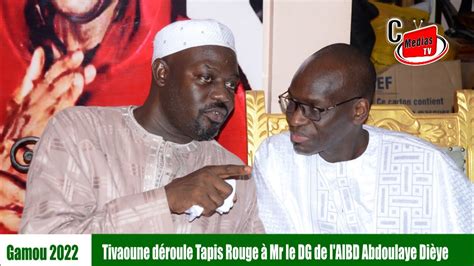 Gamou 2022 Tivaoune Déroule Tapis Rouge à Mr Le Dg De Laibd Abdoulaye