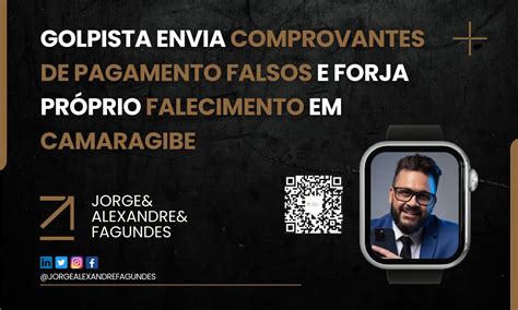 GOLPISTA ENVIA COMPROVANTES DE PAGAMENTO FALSOS E FORJA PRÓPRIO