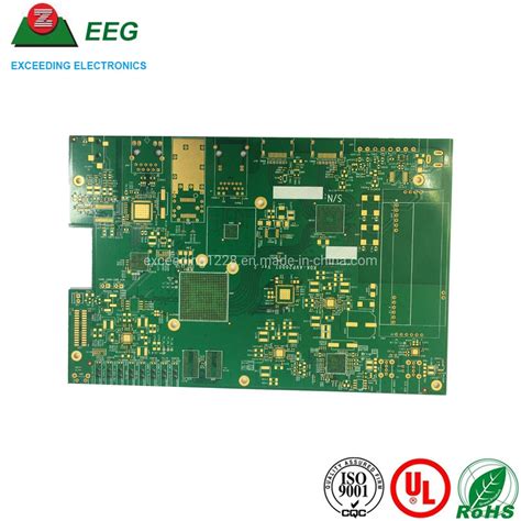 Multi Layer Fr 4 PCB Blind And Buried Holes Immersion Gold HDI PCB