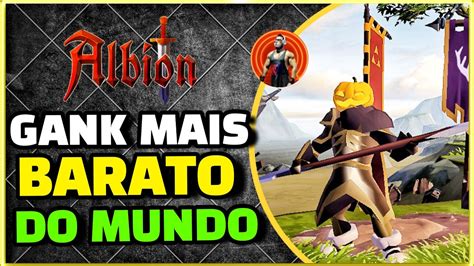 Albion Online GANK MAIS BARATO DO MUNDO BUILD DE GANK Build