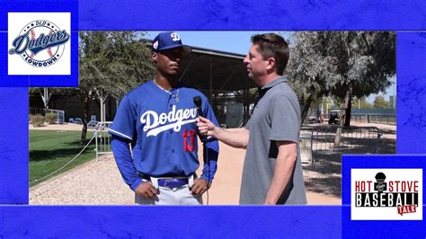 Spring Chats Jeter Downs Dodgers Ss 2b Prospect Youtube