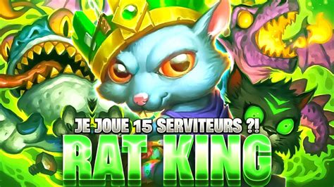 JE JOUE AVEC 15 SERVITEURS ROI DES RATS YouTube