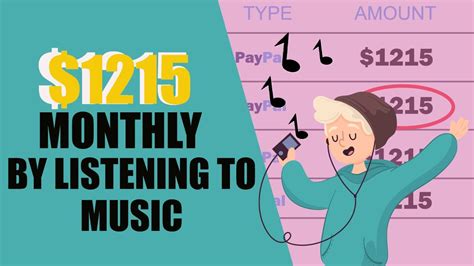 Earn Up To 1215 Monthly Just By Listening To Music Make Money Online