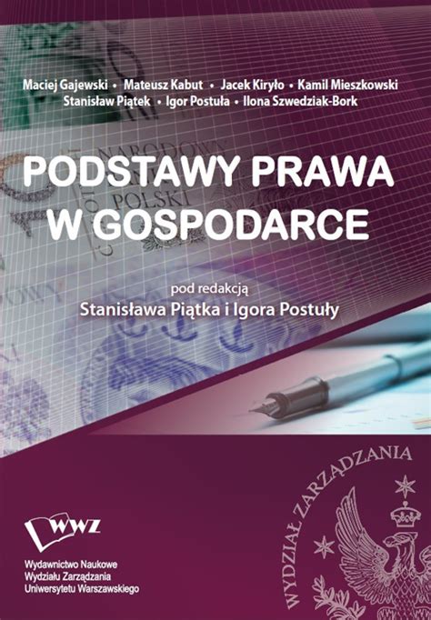 Podstawy Prawa W Gospodarce Nauki Ekonomiczne Ekonomia Nauki