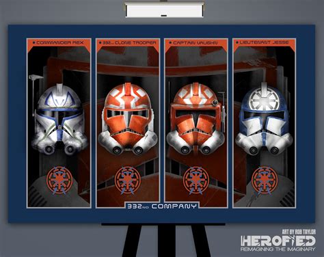 Star Wars The Clone Wars Nd Company Composite Art Print By Etsy De