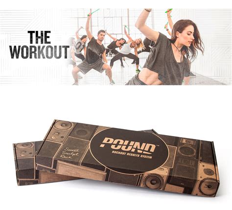 Pound Rockout Workout Branding Projects Meat And Potatoes