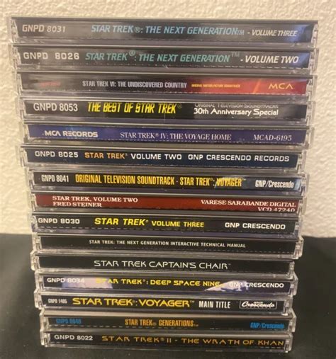 Star Trek Original Television Soundtrack Lot Of Cd S