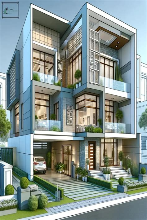 Modern Beautiful Duplex House Design