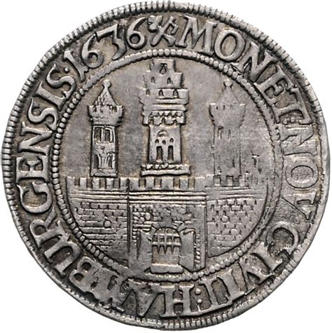 ½ Thaler Free Hanseatic city of Hamburg Numista