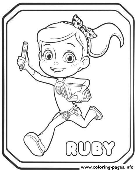 Ruby Coloring page Printable