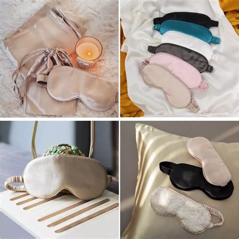 Mulberry Silk Eye Cover Blindfold Sleeping Set Night 100 Silk Eyemask