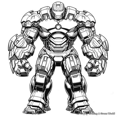 Hulkbuster Coloring Pages Free Printable