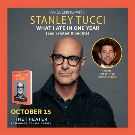 An Evening With Stanley Tucci What I Ate In One Year And Related Thoughts