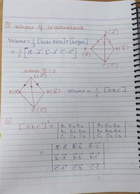 9 Volume Of Tetrahedrons Begin Array L Text Volume Left F