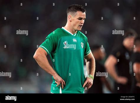 Irelands Johnny Sexton Appears Dejected During The 2019 Rugby World