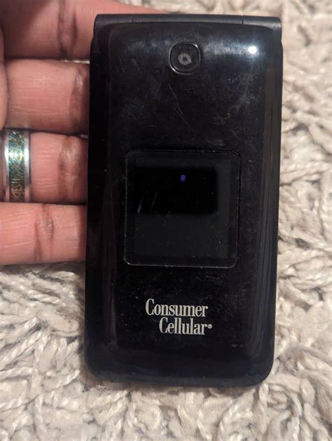 Alcatel Goflip G Volte Flip Phone Consumer Cellular Black L Tested