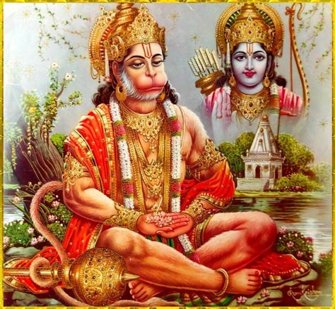 Lord Maruti More Commonly Known As Shree Hanuman One Of The Primary