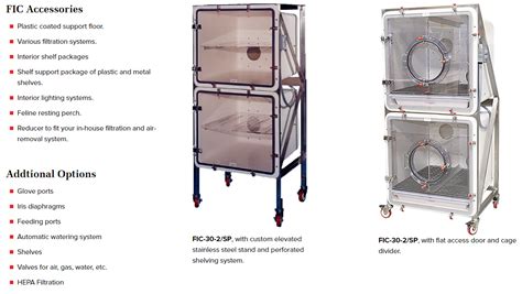 ห้องแยกเชื้อแบบนึ่งฆ่าเชื้อได้ Autoclavable Isolation Chambers Fic