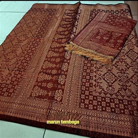 Jual Cod Bahan Kain Songket Palembang Set Songket Palembang Satu Set