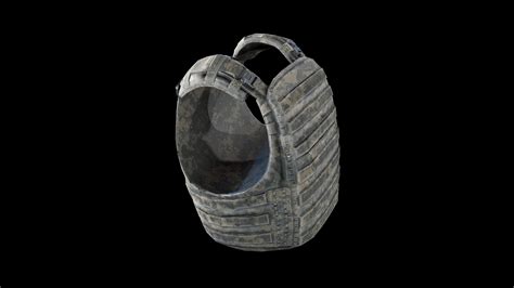 Flak vest military - 3D Model by Slayver