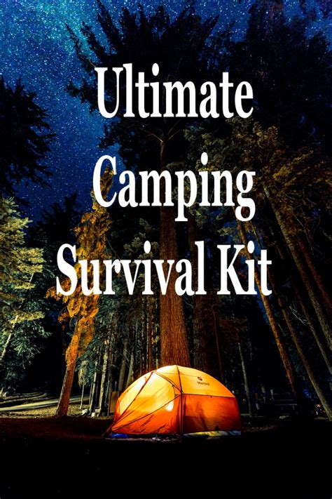 Ultimate Camping Survival Kit Camping Survival Kit Camping Survival Camping