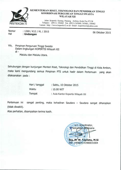 Detail Contoh Surat Ralat Kegiatan Koleksi Nomer 6