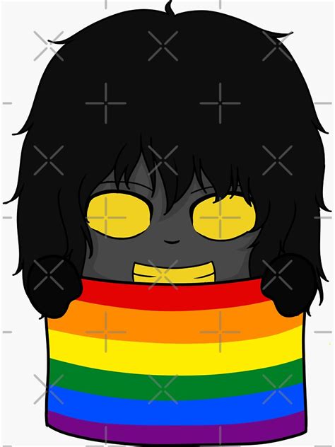 Creepypasta Pride Chibi The Puppeteer Sticker By Everycutethings