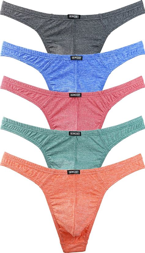 IKingsky Men S Thong Underwear Soft Stretch T Back Mens Underwear