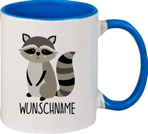 Kleckerliese Kindertasse Teetasse Tasse Motiv Waschb R Tiermotive Tiere