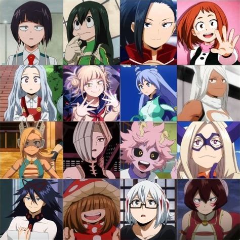 Girls Characters Boku No Hero Academia 6th Season Anime Amino