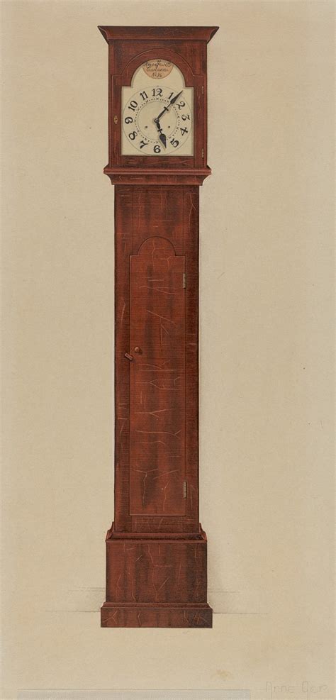 Shaker Clock By Anne Ger Artvee