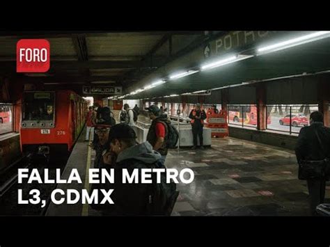 Metro Cdmx Desalojan A Usuarios Por Falla En Tren En L Nea S Bados