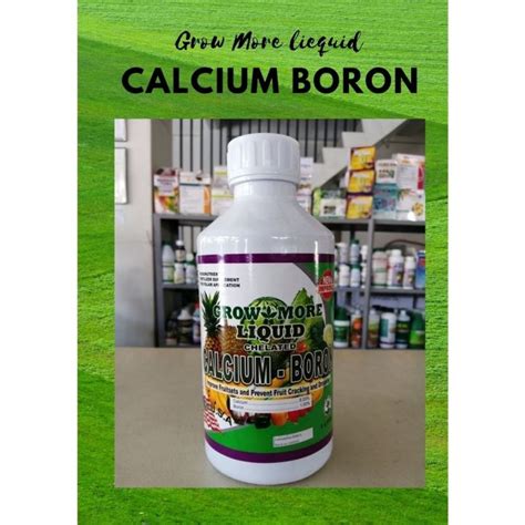 Grow More Liquid Chelated CALCIUM BORON Fertilizer 1 Liter Lazada PH