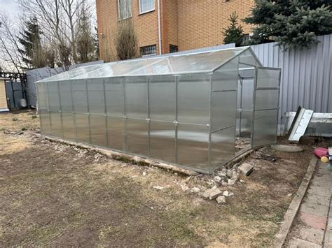 Теплица Урожай Двухскатная 40x20 с шагом дуг 65 - купить от ...