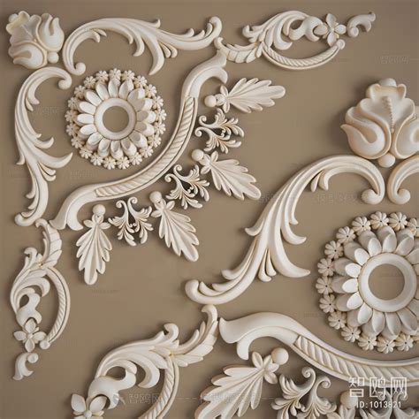 European Style Carving 3d Model Download Model Id 788342959 1miba