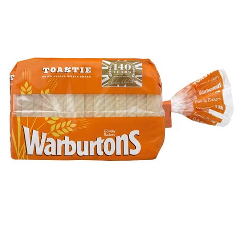 Warburtons Toastie Thick Sliced Soft White Bread The British Store